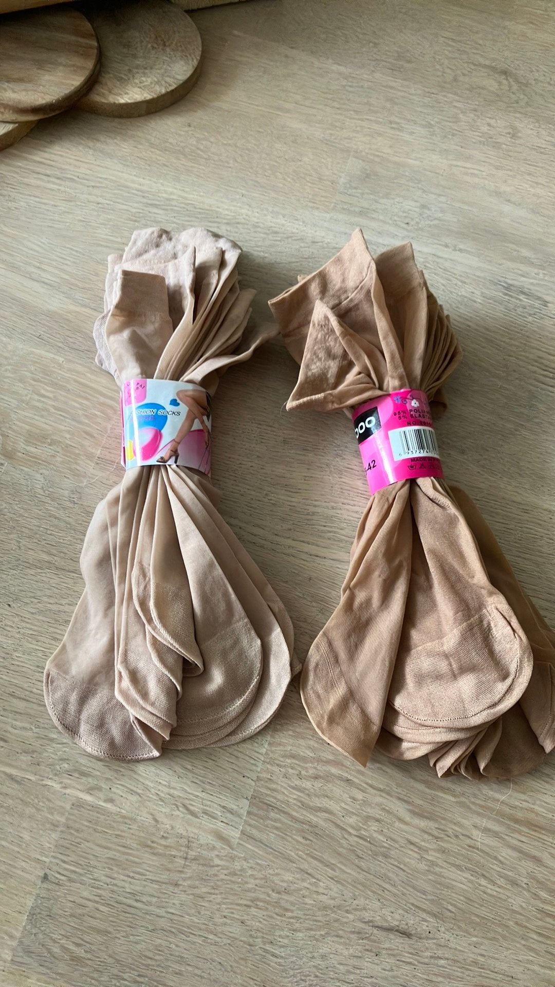 Panty sokjes nieuw in 2 tinten 14 paar, Nieuw, Ophalen of Verzenden, Maat 39 t/m 42, Kousenvoetjes en Kniekousjes