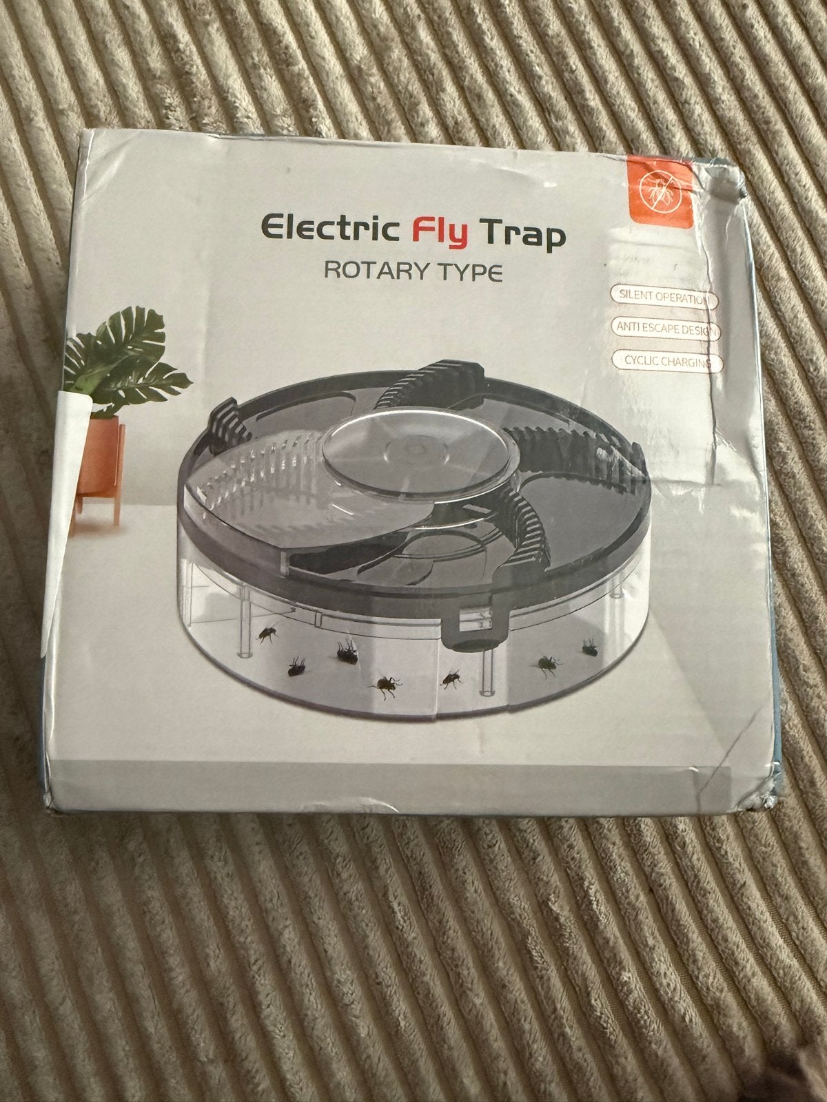 Nieuw: Elektrische Vliegenvanger (Roterend Systeem) – USB, Ophalen of Verzenden, Nieuw