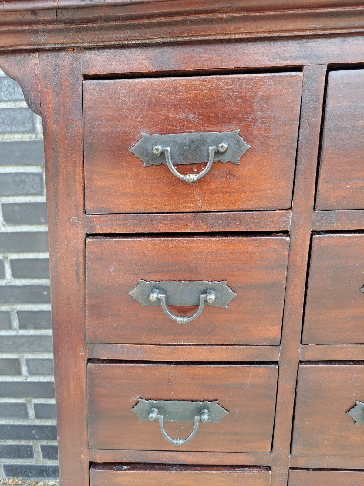 Teakhouten ladekast 15 lades, Ophalen, RoDeKo Volendam, R.kooij65@gmail.com, Gebruikt