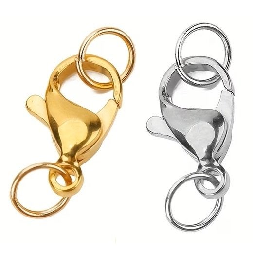 25x Karabijnsluiting  + 50 Ringetjes Goud of Zilver, Ophalen of Verzenden, Nieuw, Overige typen
