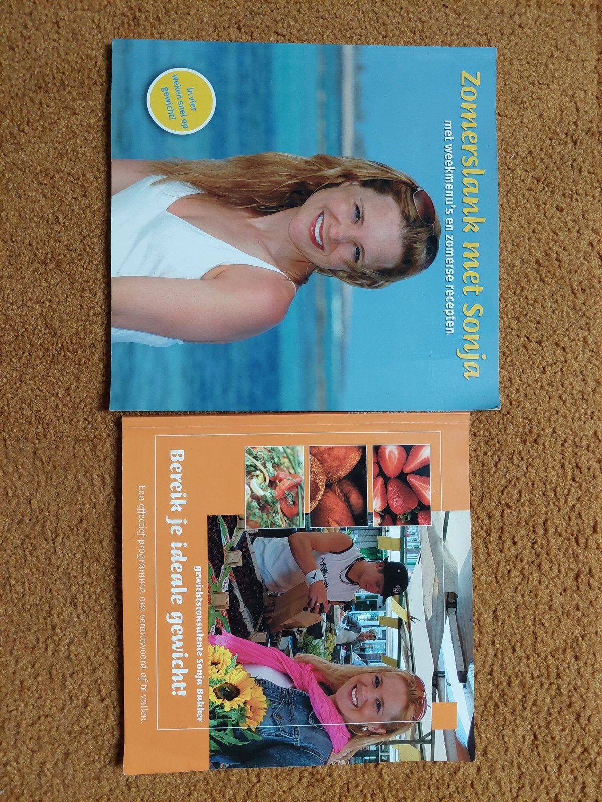 Zomerslank met Sonja & Bereik je ideale gewicht! (2 boeken), Boeken, Ophalen of Verzenden, Zo goed als nieuw, Dieet en Voeding