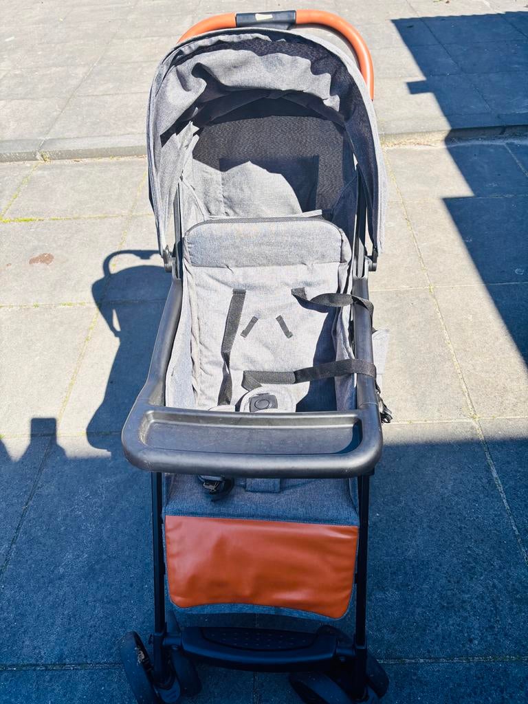 Buggy met nieuwe voetzak en regenhoes - Zo goed als nieuw, Ophalen of Verzenden, Zo goed als nieuw, Overige merken, Regenhoes