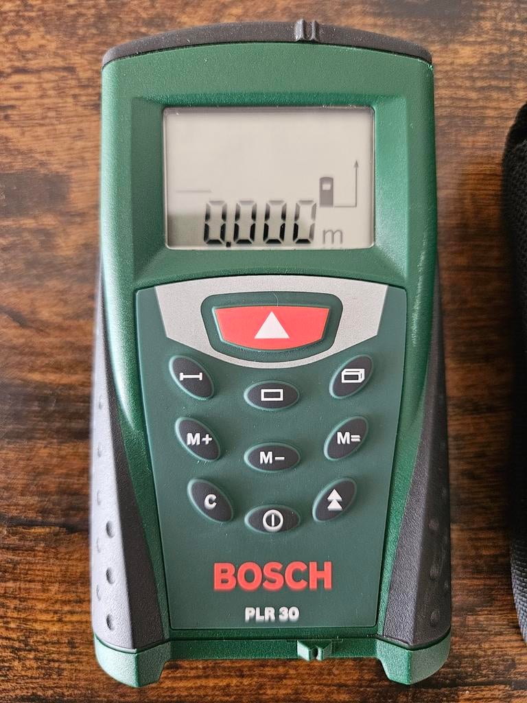 Bosch PLR 30 Laser Afstandsmeter met hoesje, Ophalen of Verzenden