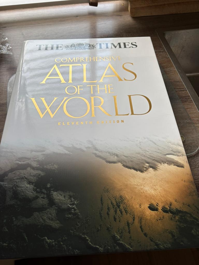 Atlas of the world in harde Box, 2000 tot heden, Ophalen of Verzenden, Wereld, Times Books