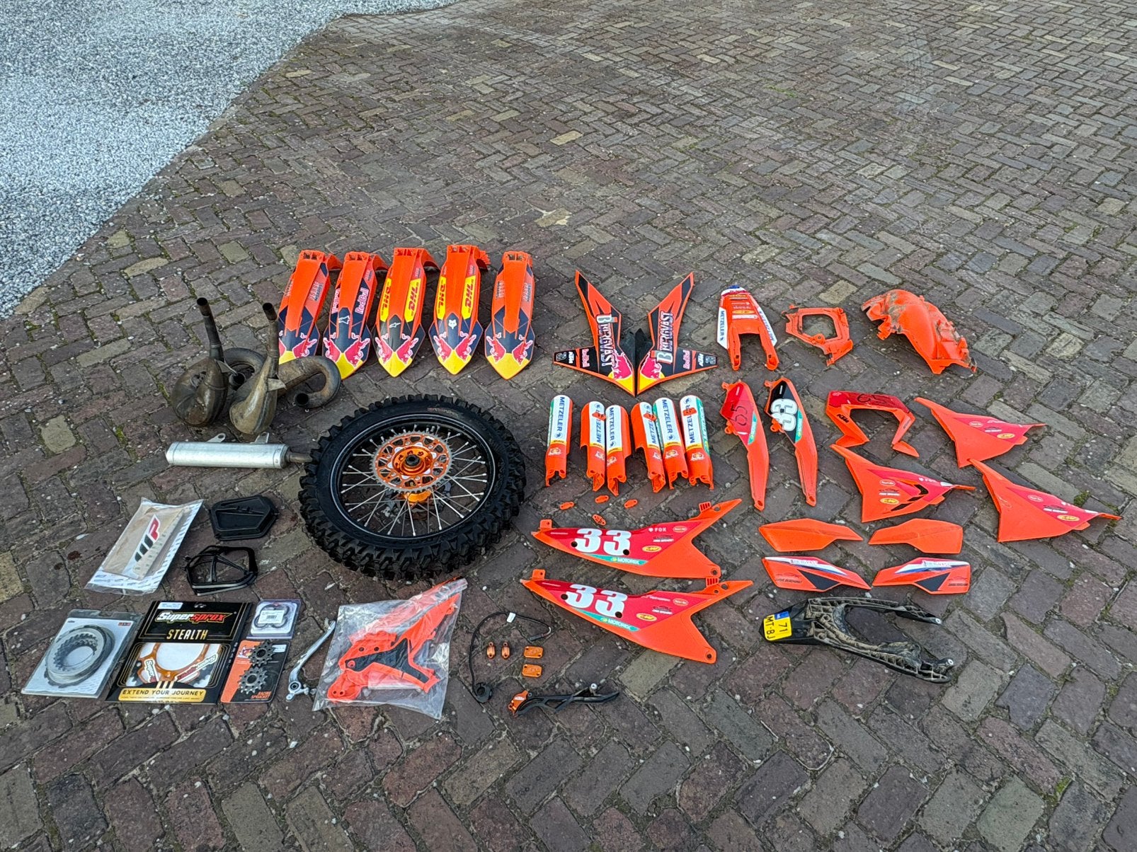 Diverse onderdelen Ktm 250 enduro, Motoren, Ophalen, Gebruikt