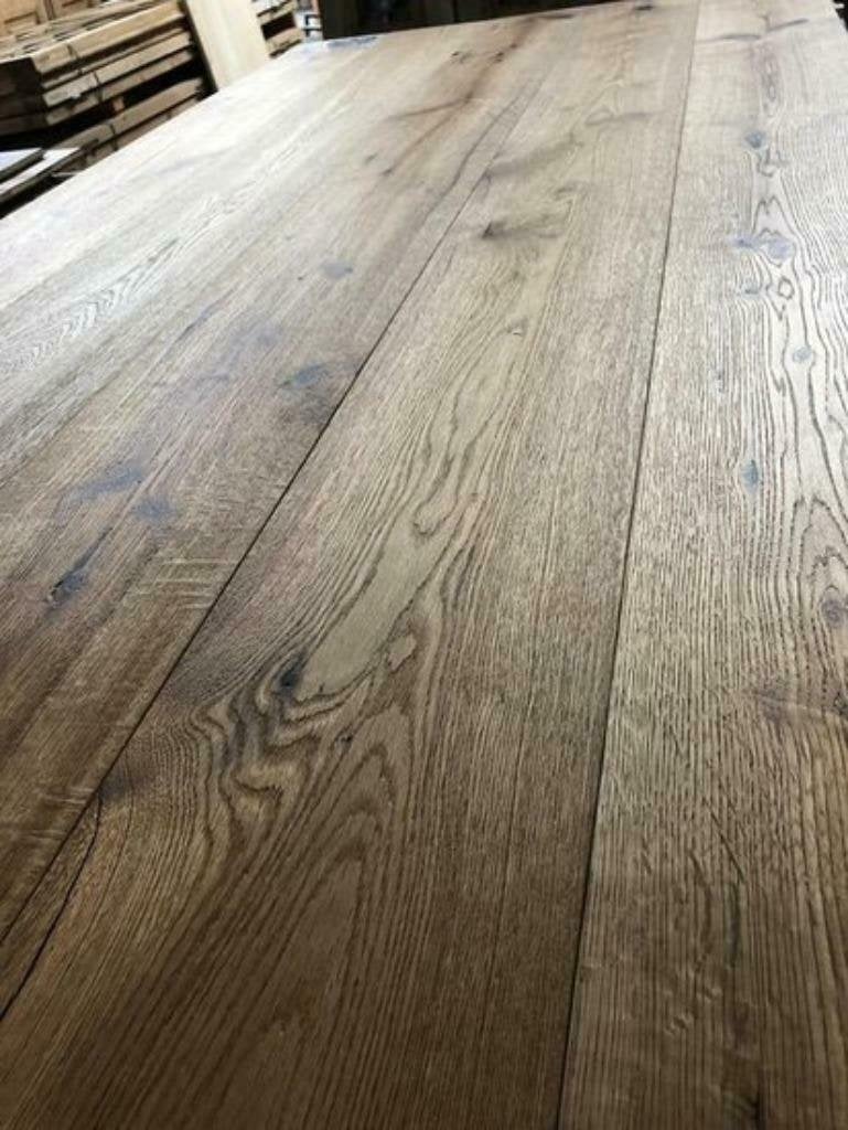 Eiken multi vloer gerookt en naturel geolied 19 cm breed, Ophalen of Verzenden, Nieuw, Parket