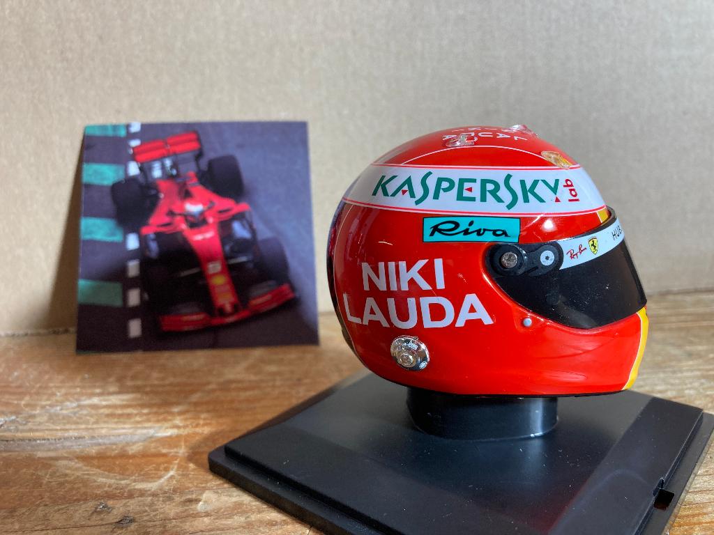✅ Sebastian Vettel 1:5 helm Monaco 2019 Niki Lauda Tribute, Verzamelen, Automerken, Motoren en Formule 1, Ophalen of Verzenden