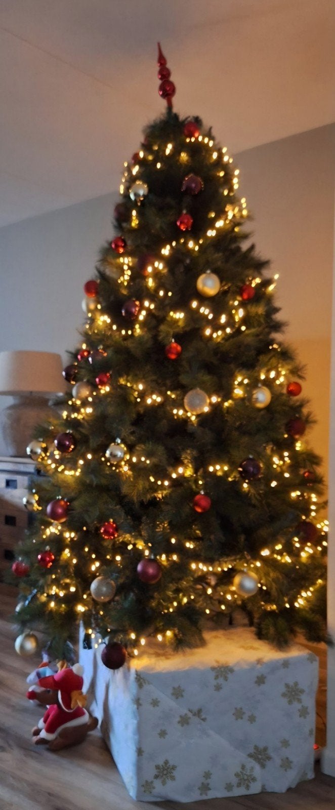 kunstkerstboom 1.80 hoog, Diversen, Ophalen, Zo goed als nieuw