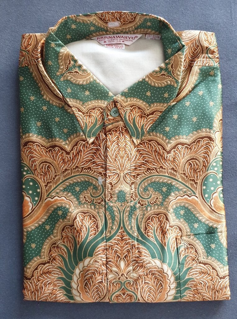 Nieuw Grote maat satijnen en gevoerde Batik overhemden in or, Kleding | Heren, Ophalen of Verzenden, Nieuw, Overige halswijdtes