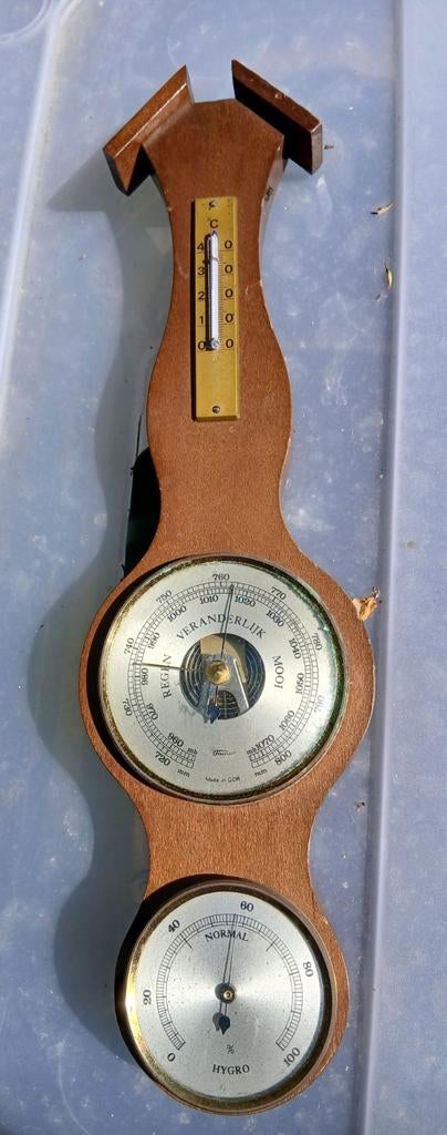 Barometer, Audio, Tv en Foto, Weerstations en Barometers, Ophalen of Verzenden, Gebruikt, Barometer