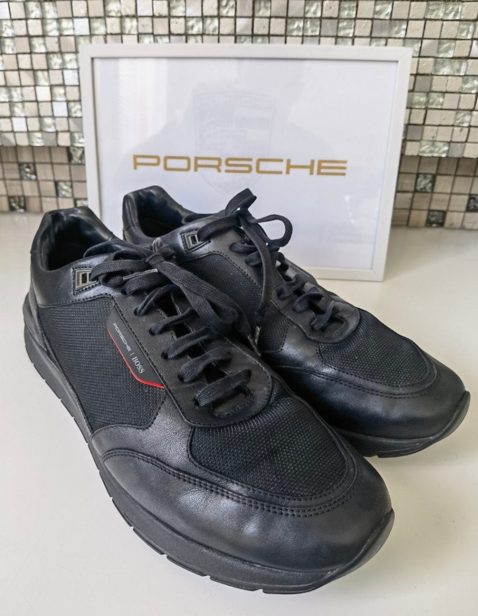 Origineel porsche x boss heren schoenen. #Porsche #hugo boss, Porsche x Boss, Zwart, Ophalen of Verzenden, Zo goed als nieuw