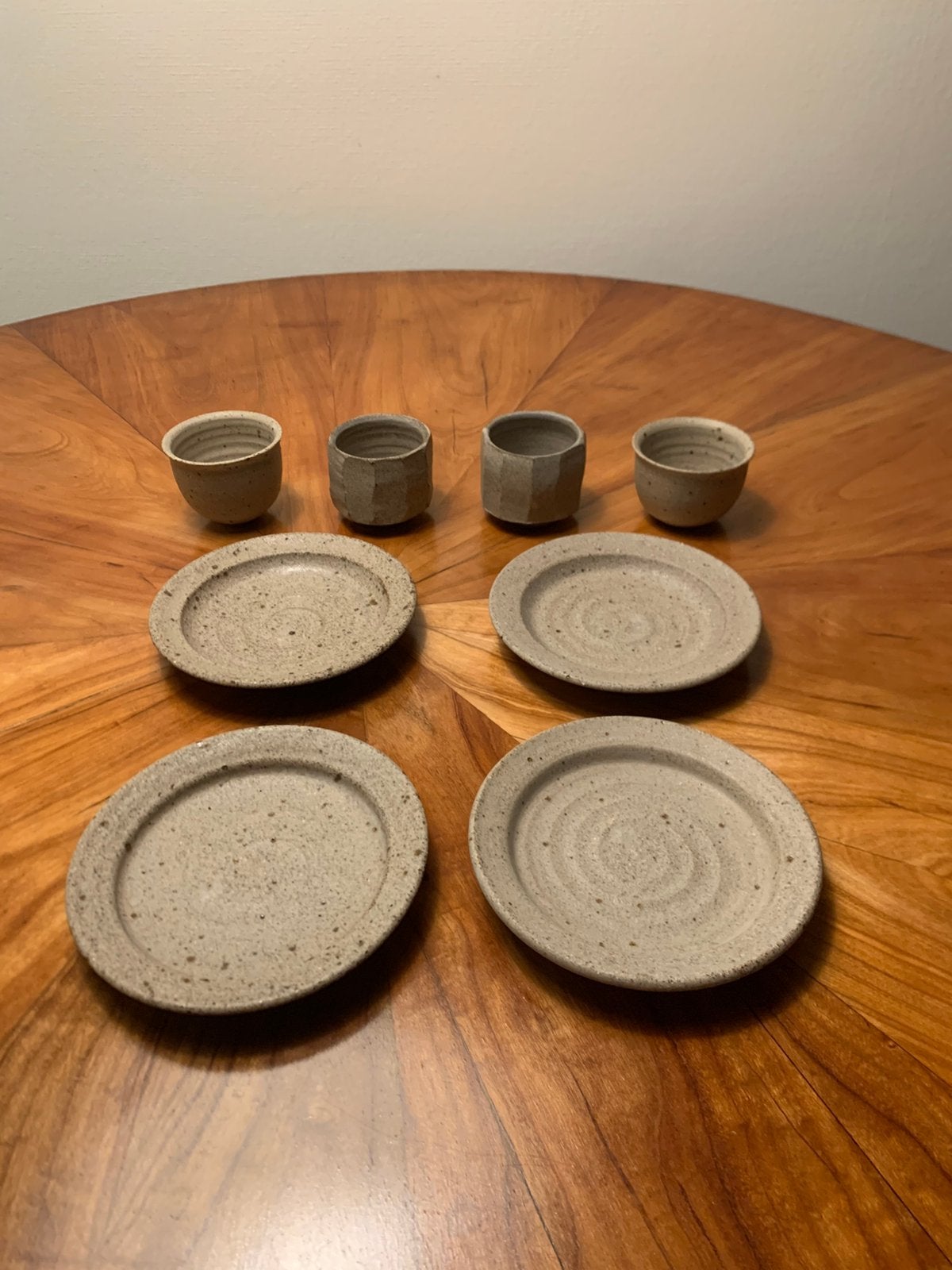 Japanse keramiek koffie / espresso servies  japandi, Keramiek, Nieuw, Ophalen of Verzenden, Overige stijlen