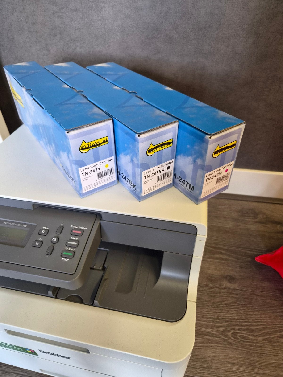 Laser toner cartridge TN-247 (3 stuks), Ophalen of Verzenden