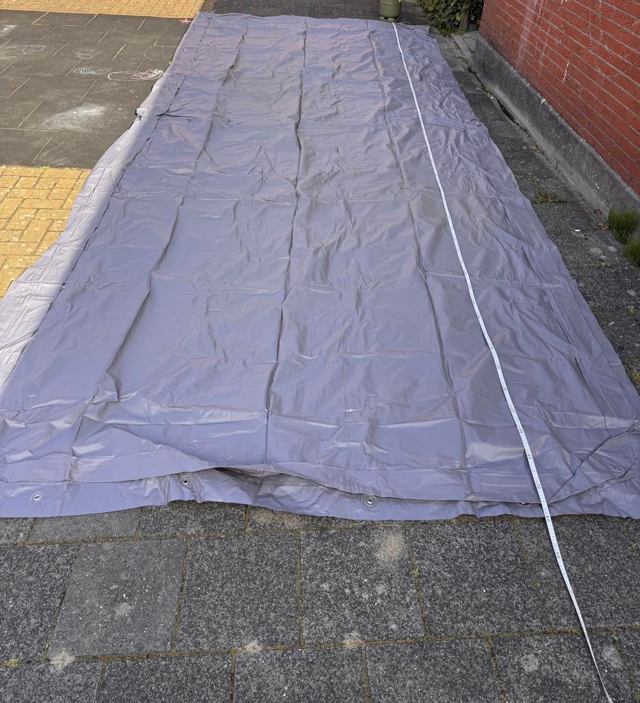Eurotrail grondzeil met opblaasbare randen 250x600, Ophalen, Zo goed als nieuw