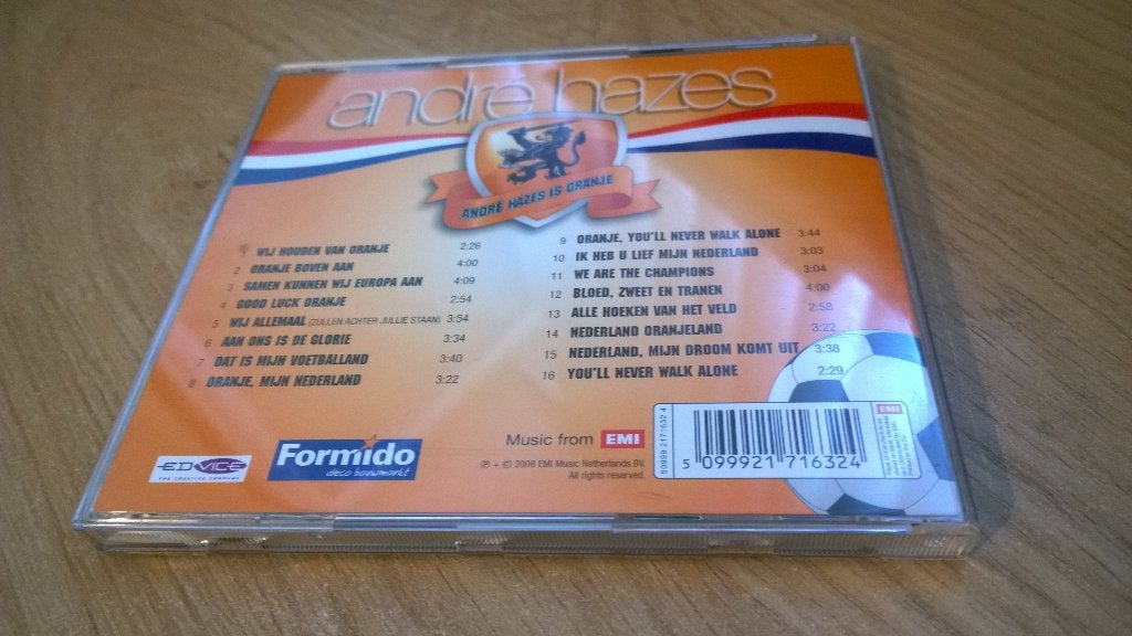 André Hazes ‎– André Hazes Is Oranje, Ophalen, Gebruikt, Levenslied of Smartlap, Album