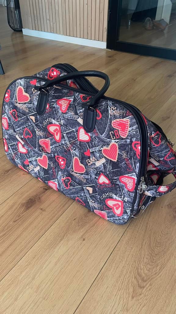 Mooie grote trolleytas/ reistas/ weekendtas, Sieraden, Tassen en Uiterlijk, Tassen | Reistassen en Weekendtassen, 30 cm of meer