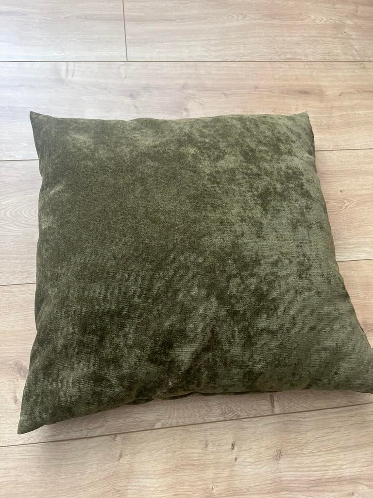 Sierkussen groen 40x40, Ophalen of Verzenden, Zo goed als nieuw, Groen, Vierkant
