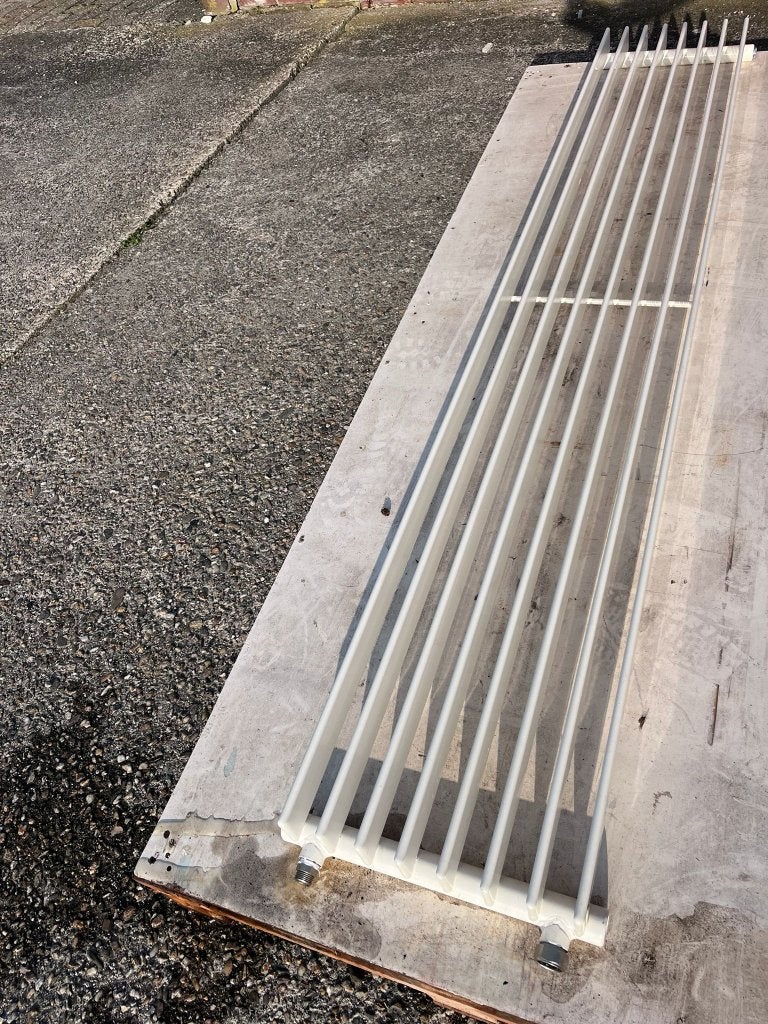 VASCO design radiator, verticale badkamer radiator, lamellen, Ophalen, 60 tot 150 cm, Radiator, 30 tot 80 cm