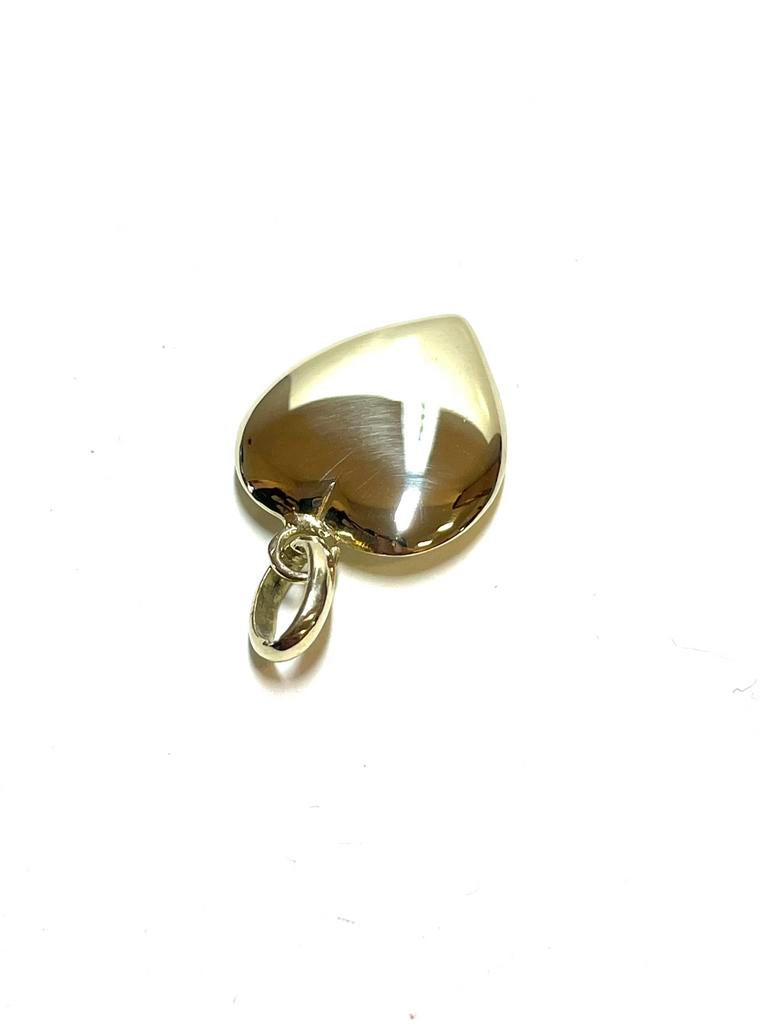 14k gouden hart hanger, Sieraden, Tassen en Uiterlijk, Kettinghangers, -, -, Ophalen of Verzenden, Zo goed als nieuw