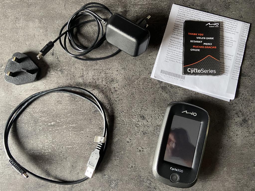 Mio Cyclo 300 fietsnavigatiesysteem, Ophalen of Verzenden, Draadloos, Gebruikt