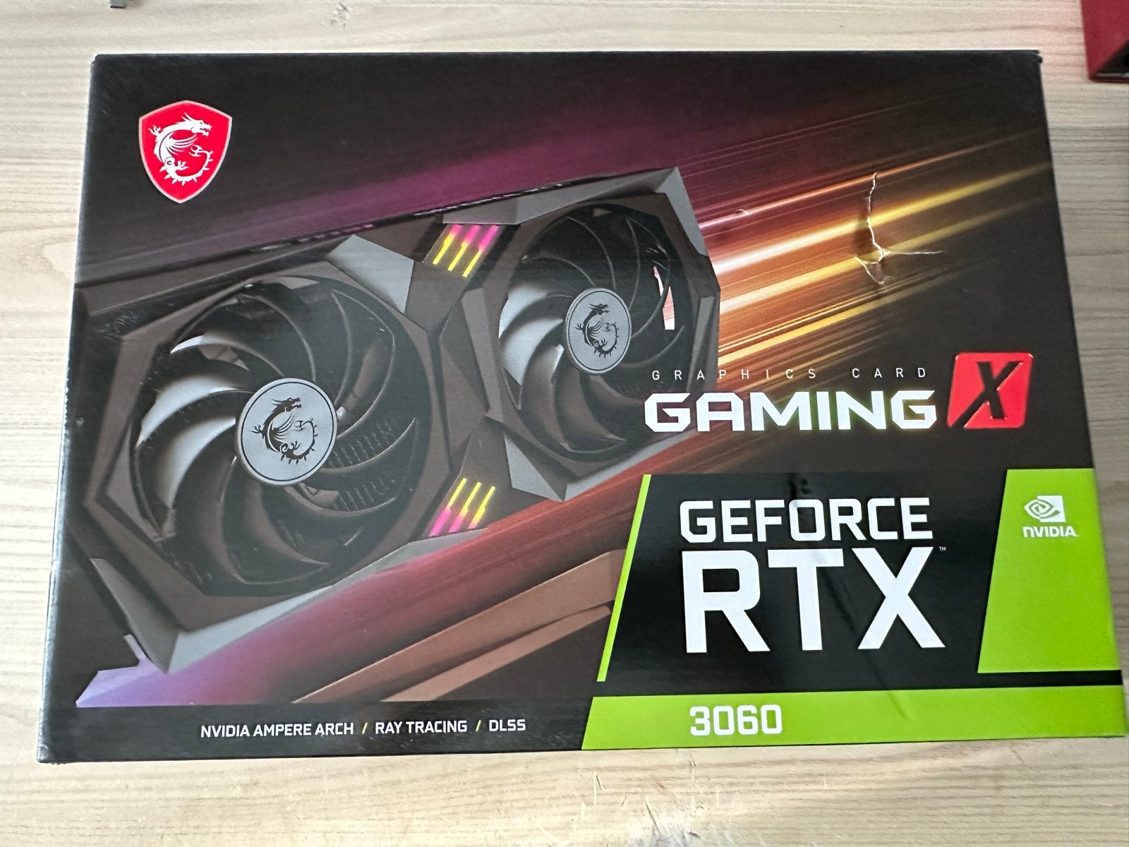 MSI GeForce RTX 3060 Gaming X 12G Videokaart, Computers en Software, Videokaarten, HDMI, GDDR6, PCI-Express 4, Ophalen of Verzenden