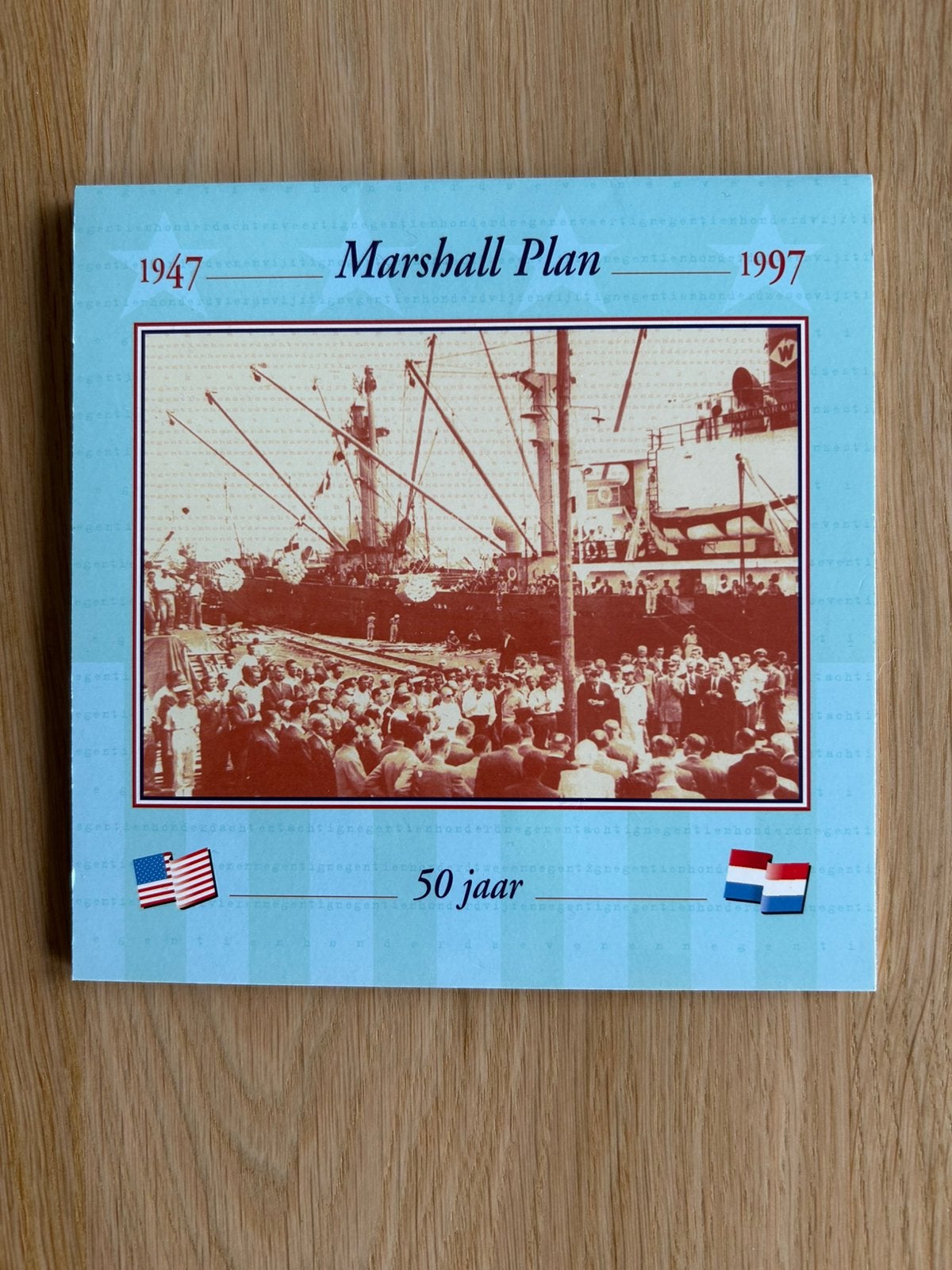 Thema MARSHALL PLAN  10 GULDEN ZILVER. TOPKWALITEIT 1997, Postzegels en Munten, Munten | Nederland, Ophalen of Verzenden, Koningin Beatrix