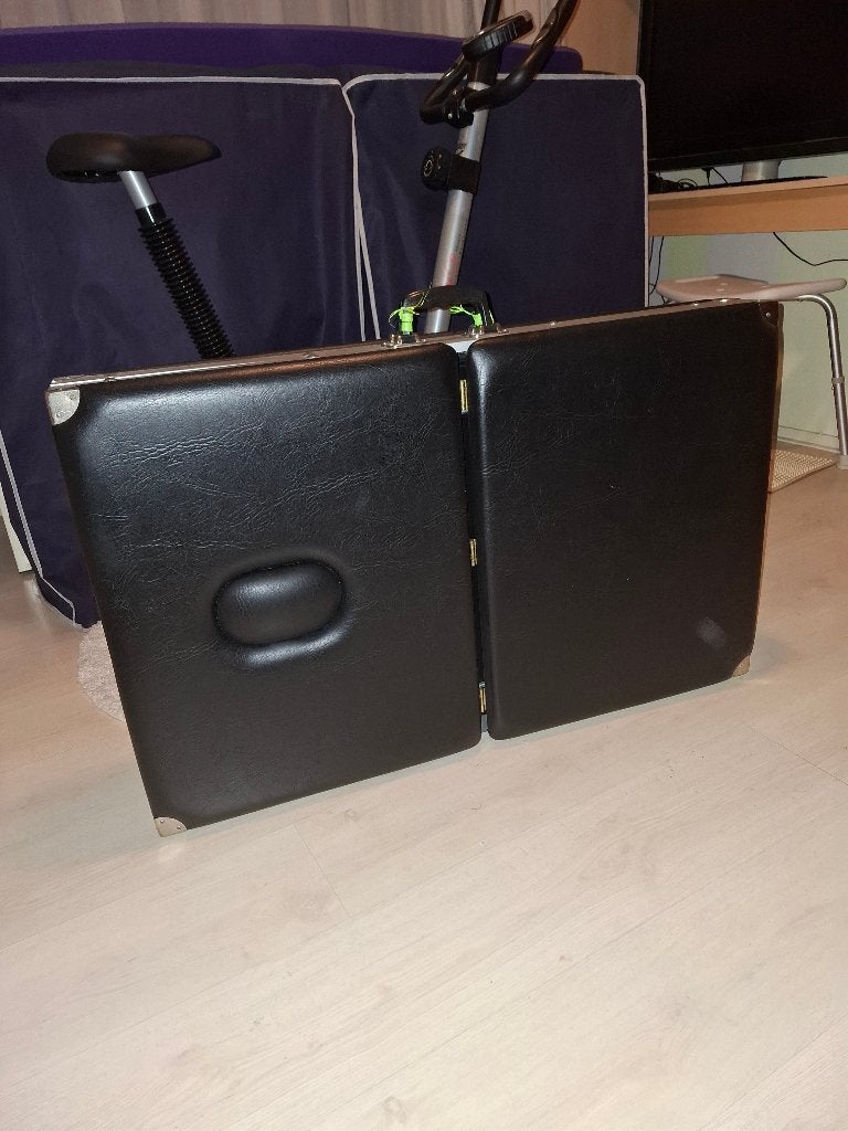 Massagetafel en koffermassagetafel, Sport en Fitness, Massageproducten, Ophalen, Zo goed als nieuw, Massagetafel