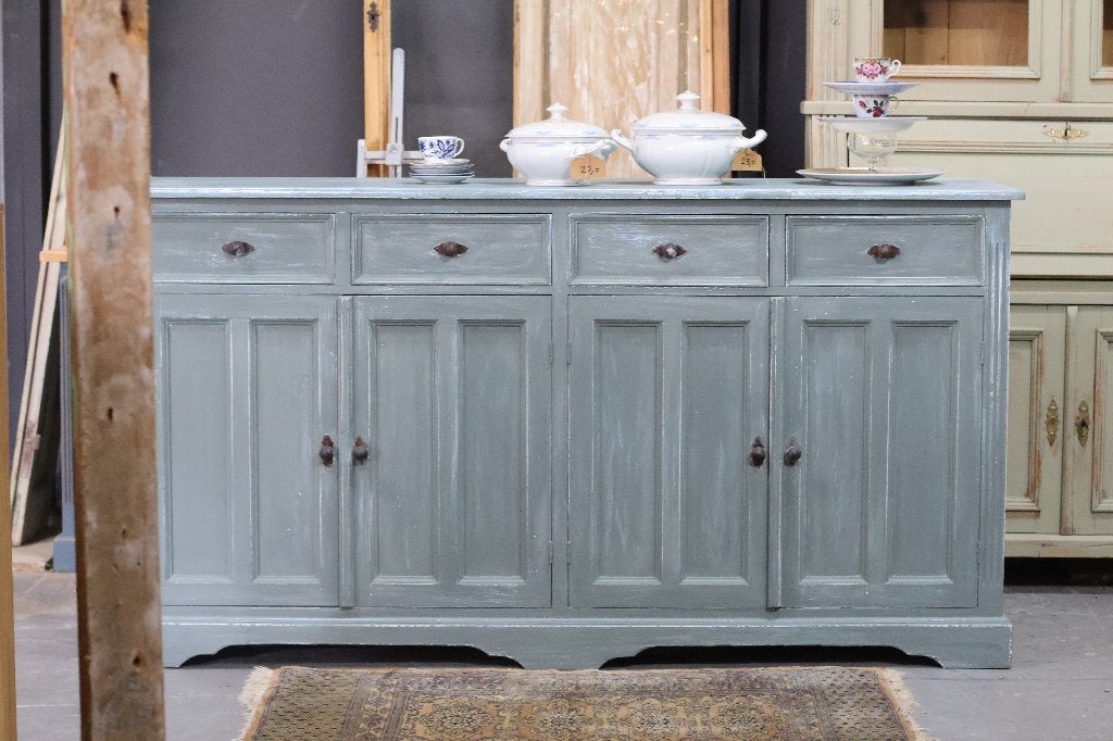 Dressoir * strandhuisje * brocante vintage, Huis en Inrichting, Kasten | Dressoirs, Ophalen, Met deur(en), 150 tot 200 cm, Zo goed als nieuw