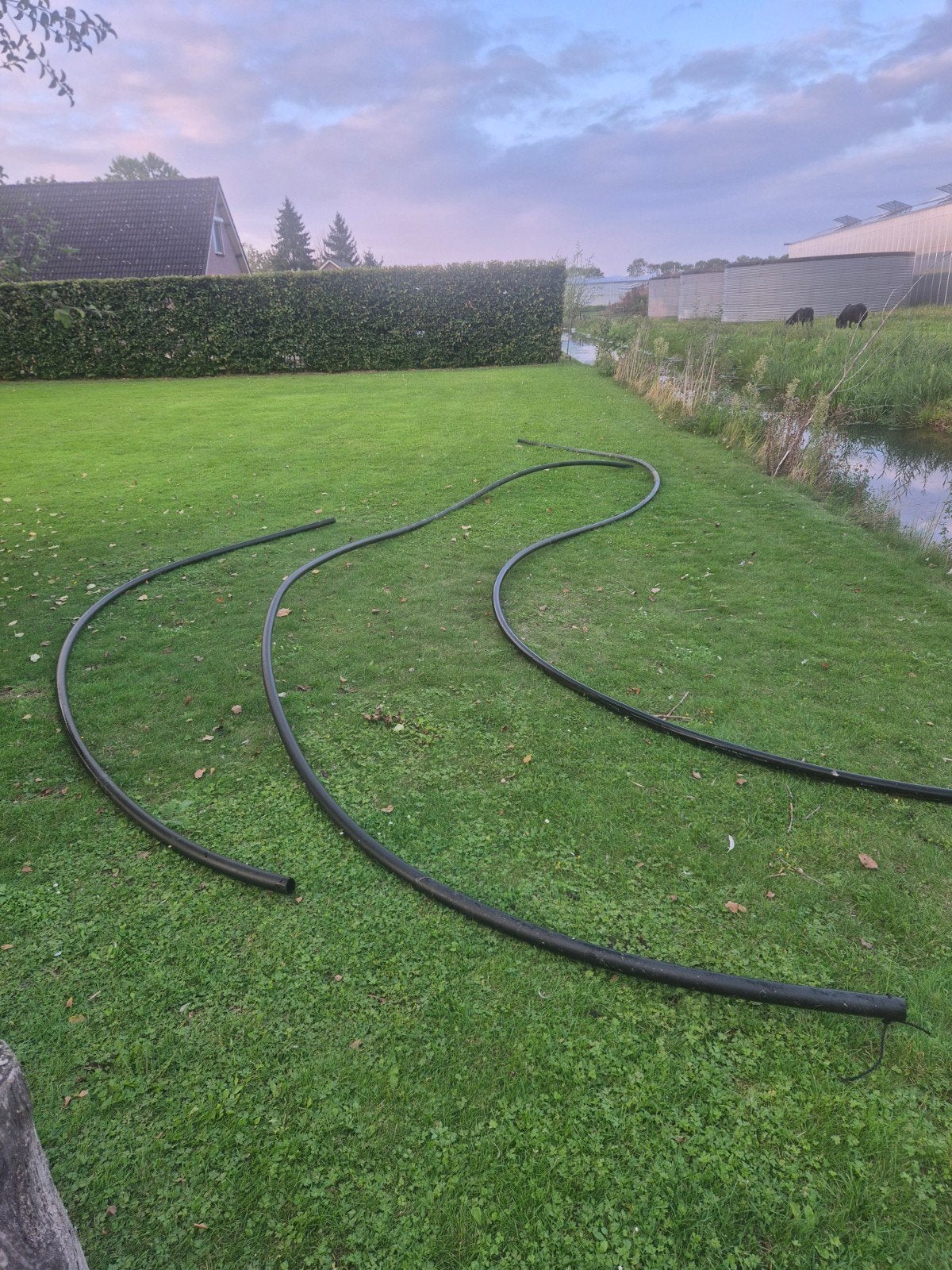 Rest stukken tyleenslang HDPE 50mm Gratis, Ophalen, Nieuw, Tuinslang