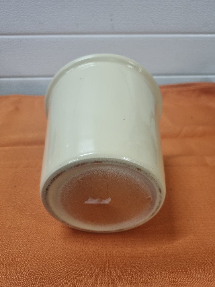 bloempot creme aardewerk, Ophalen of Verzenden, 'T Olde Gre-j, Info@toldegrej.nl, Endepoelstraat 20f Didam