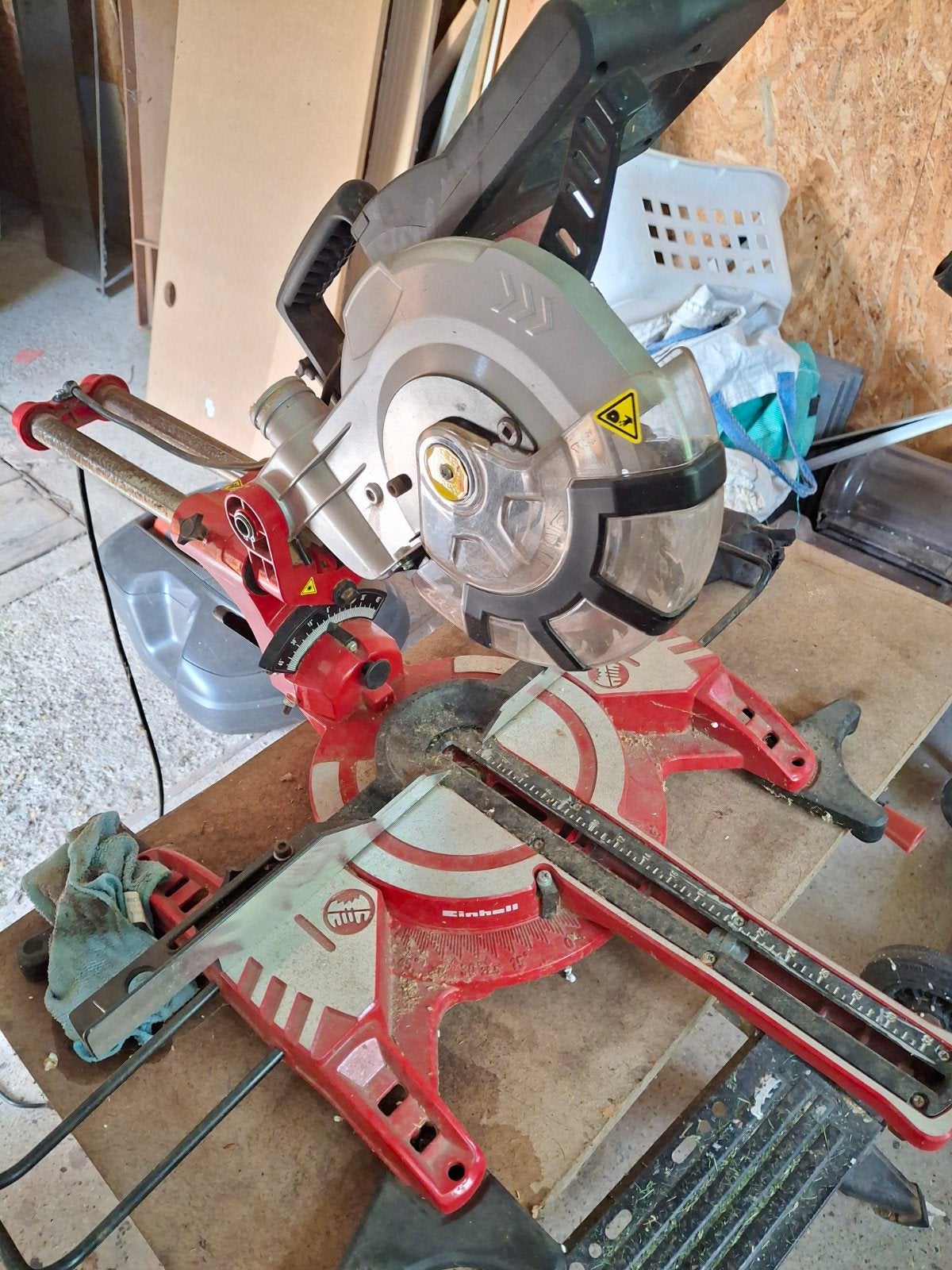 Einhell Afkortzaag TCSM 2131 Dual, Ophalen, Gebruikt, Afkortzaag, Einhell