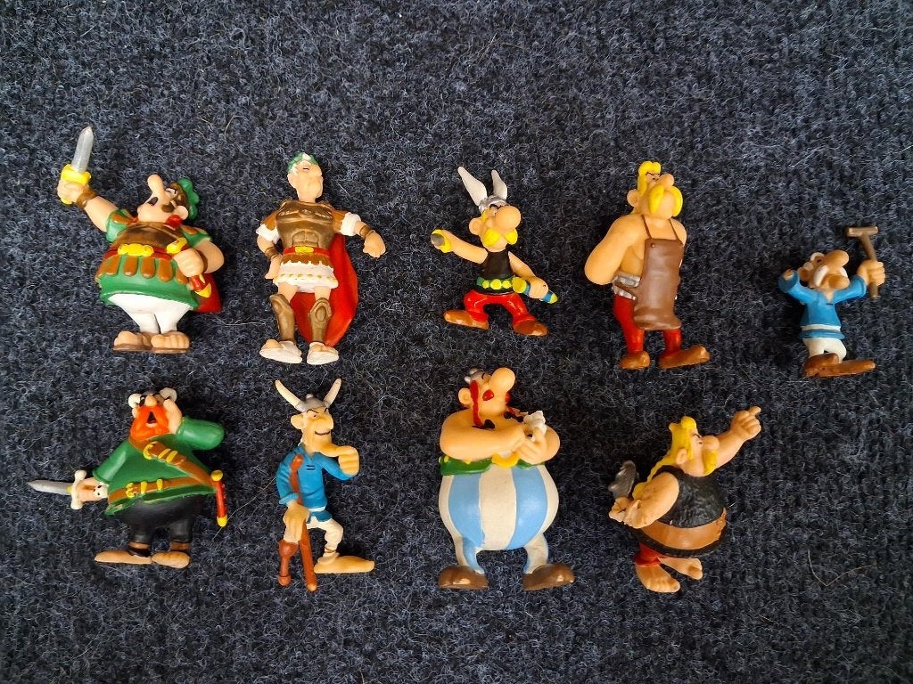 Lot Asterix en Obelix figuren, Ophalen, Asterix en Obelix, Zo goed als nieuw, Beeldje of Figuurtje