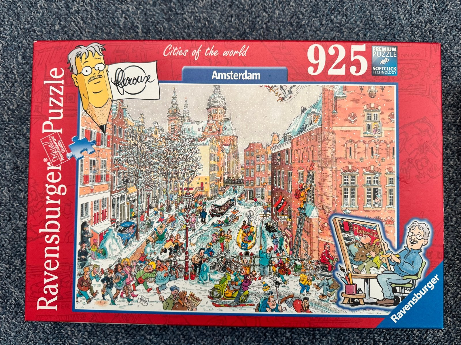 Ravensburger Legpuzzel Amsterdam 925 stukjes, Ophalen, 500 t/m 1500 stukjes, Nieuw, Legpuzzel
