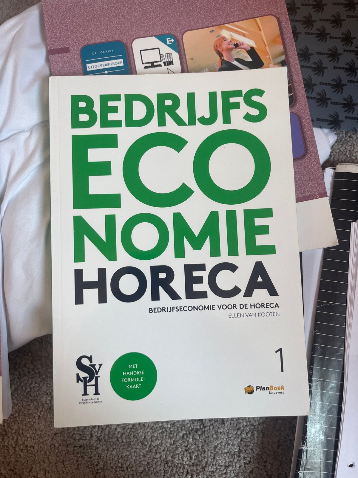 Bedrijfseconomie Horeca - Ellen van Kooten (Deel 1), Ophalen of Verzenden, Gamma, Nieuw, MBO