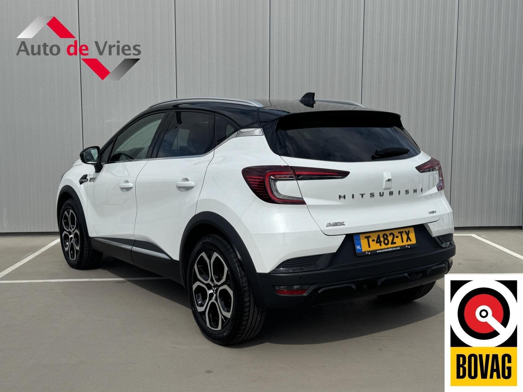 Mitsubishi ASX 1.6 HEV AT First Edition|NL-Auto|Navi|LED, Auto's, Gebruikt, Met garantie (alle), Leder en Stof, Wit