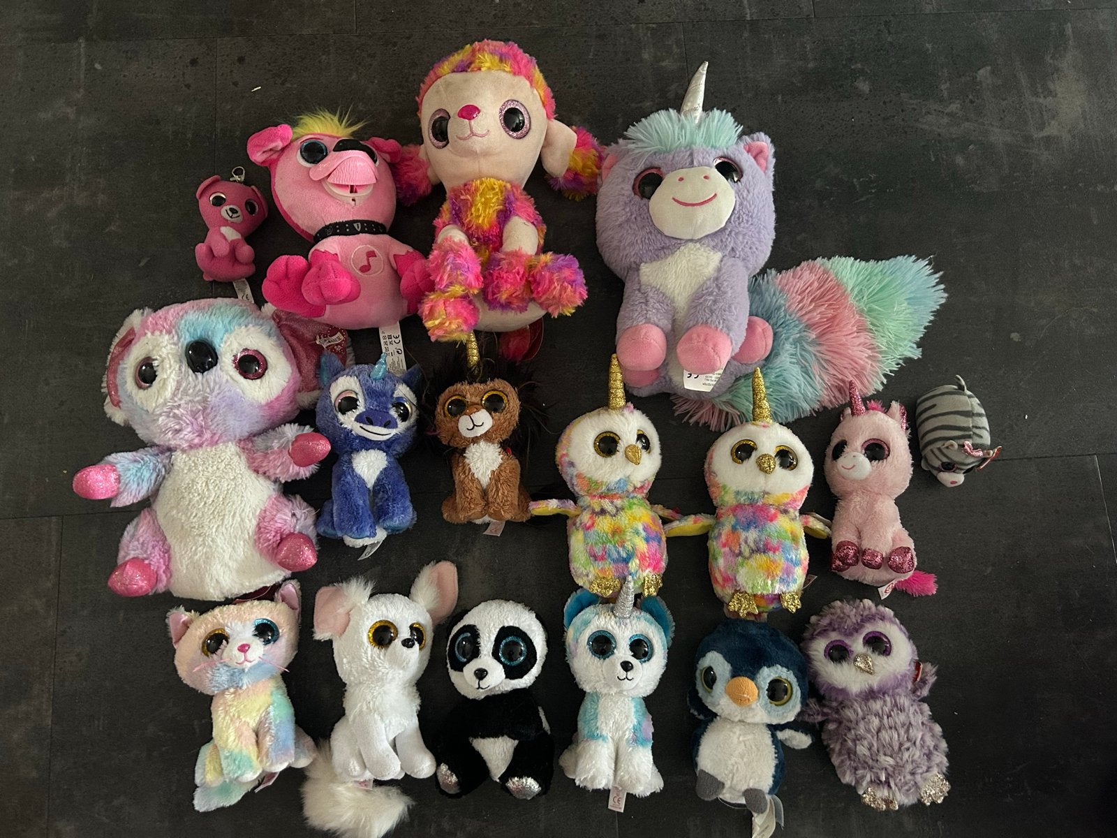 Diverse Knuffels Ty Beanie Boos, Among Us, tijgers, apen etc, Overige karakters, Ophalen of Verzenden, Middelgroot (20 tot 80 cm)