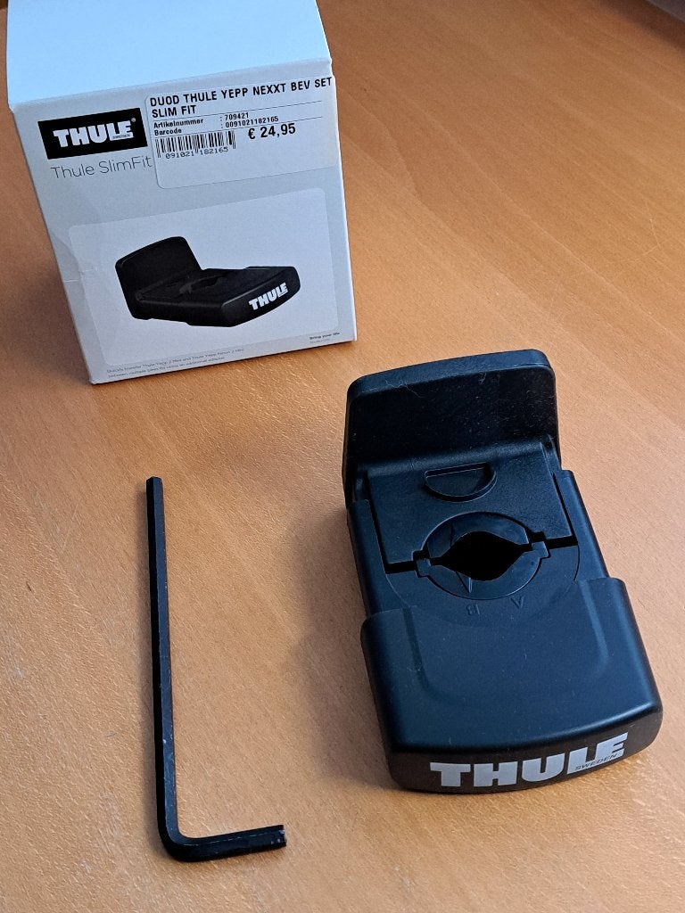 Thule houder voor kinderstoeltje op fiets, Fietsen en Brommers, Ophalen, Nieuw, Voorzitje