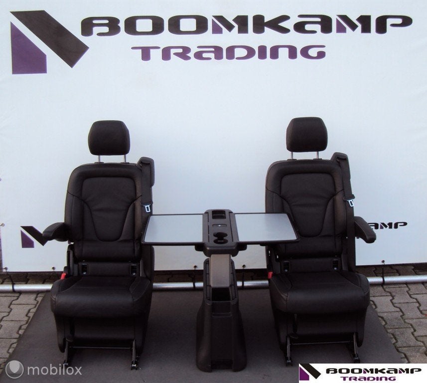 Luxe stoelen + tafel Mercedes-Benz V-klasse leder, Auto-onderdelen, Interieur en Bekleding, Gebruikt, Mercedes-Benz, Ophalen of Verzenden