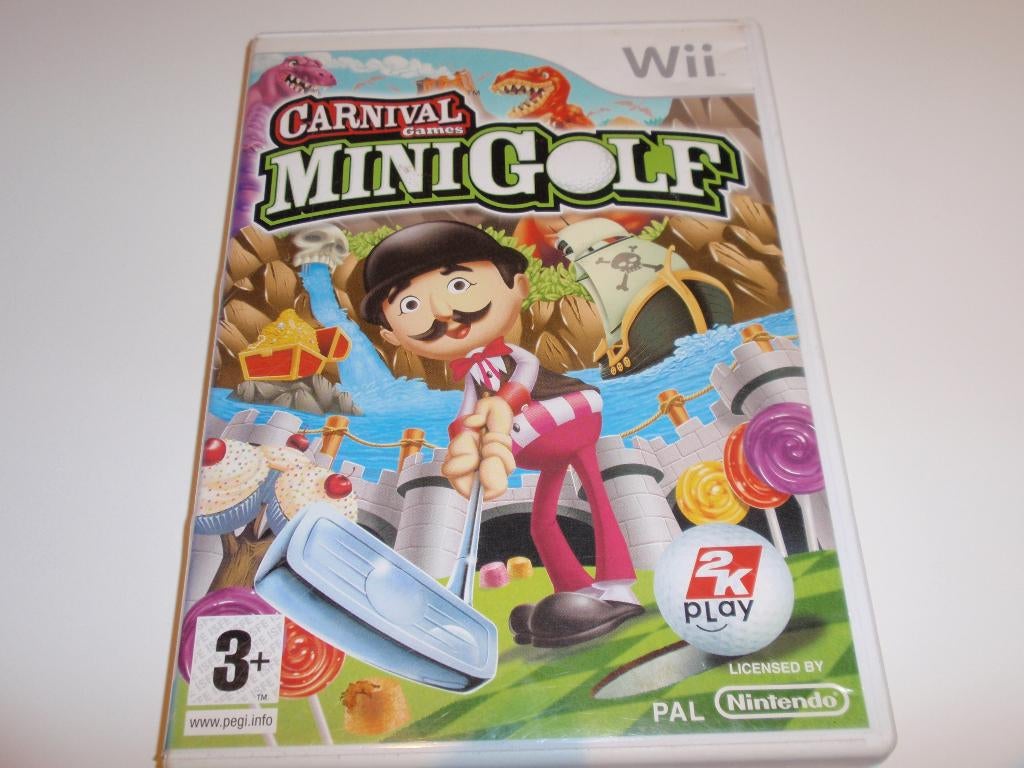 Nintendo Wii Spel Carnival Mini Golf, Ophalen of Verzenden, Zo goed als nieuw, Eén computer, Sport