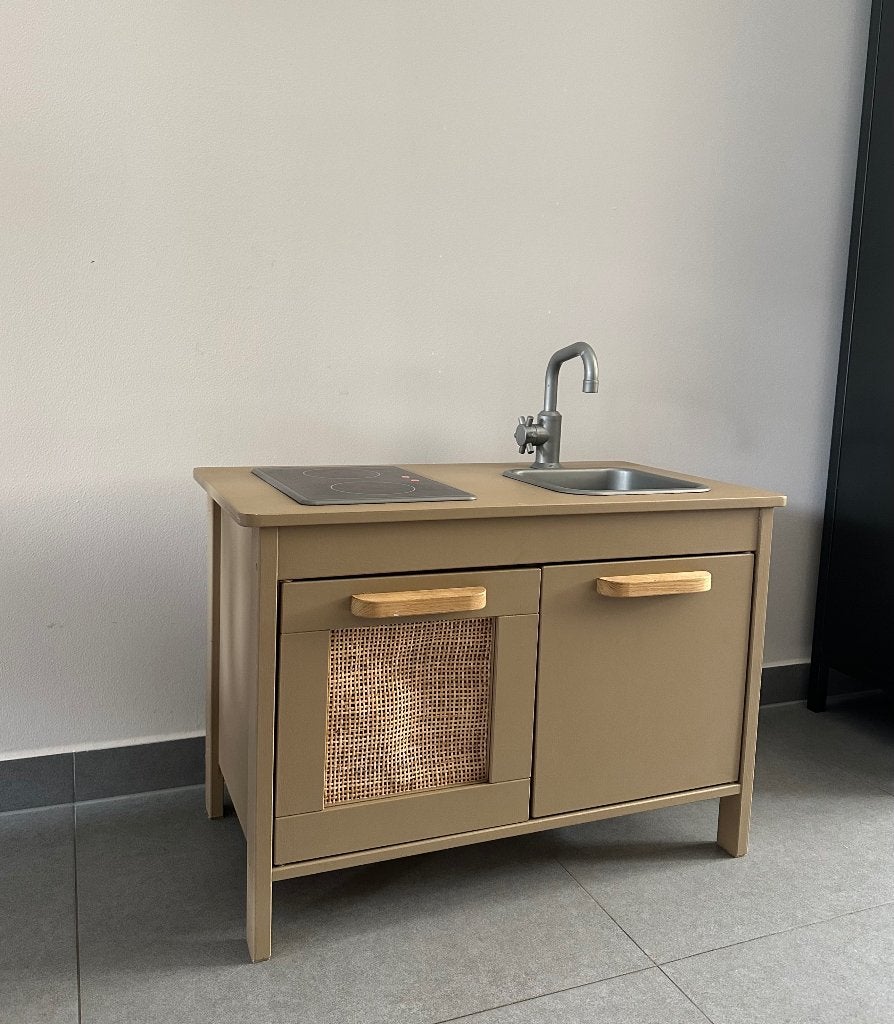 Ikea speelkeuken beige, Kinderen en Baby's, Speelgoed | Speelkeukens, Ophalen, Gebruikt, Hout, Speelkeuken