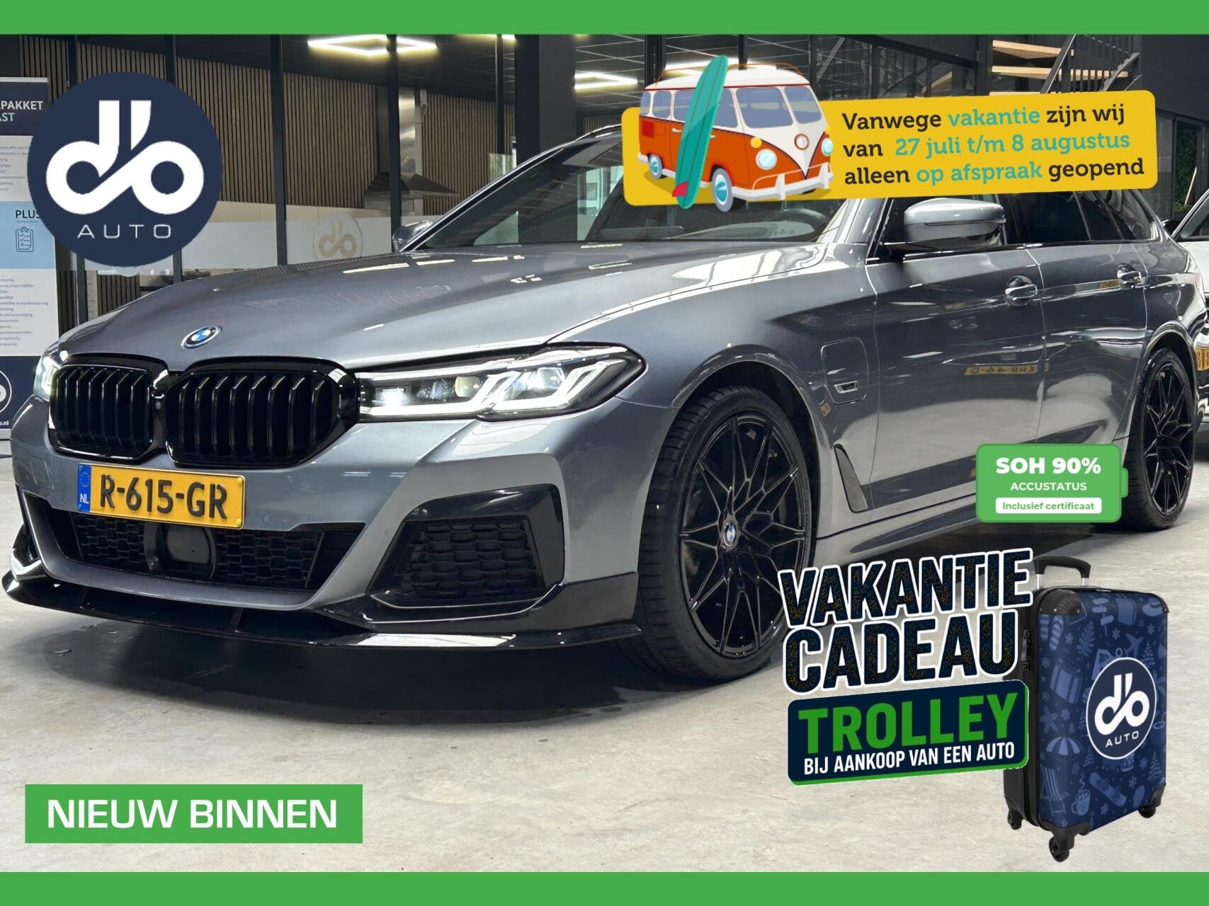 BMW 5-serie Touring 530e xDrive Business Edition Plus FULL O, Auto's, Automaat, 1998 cc, 1935 kg, Gebruikt