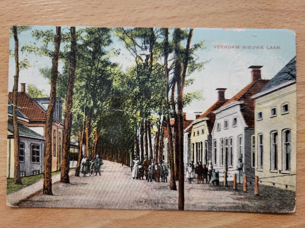 ansicht VEENDAM Nieuwe laan, Verzamelen, Ophalen of Verzenden, Voor 1920, Groningen