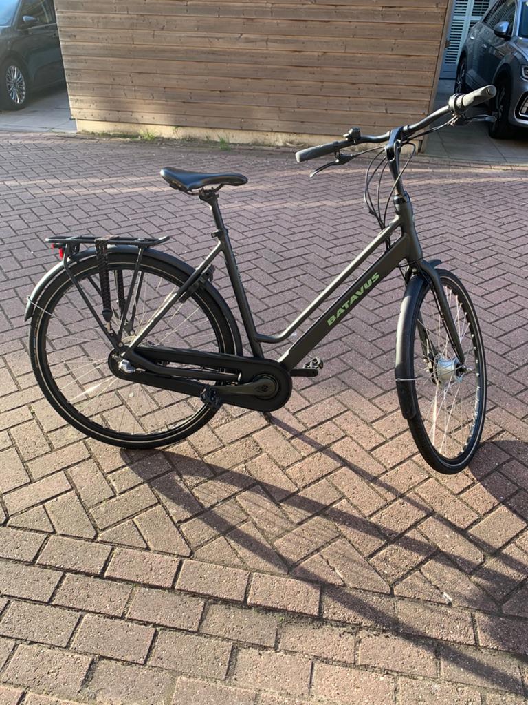 Batavus Fonk 3 maat 53 – lichte stadsfiets – 3 versnellingen, Ophalen, Versnellingen, Batavus, Trommelrem