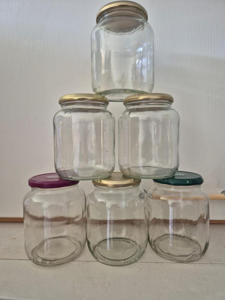 60 x Glazen potten 720ml met deksel conservepotten inmaakpot, Huis en Inrichting, Ophalen