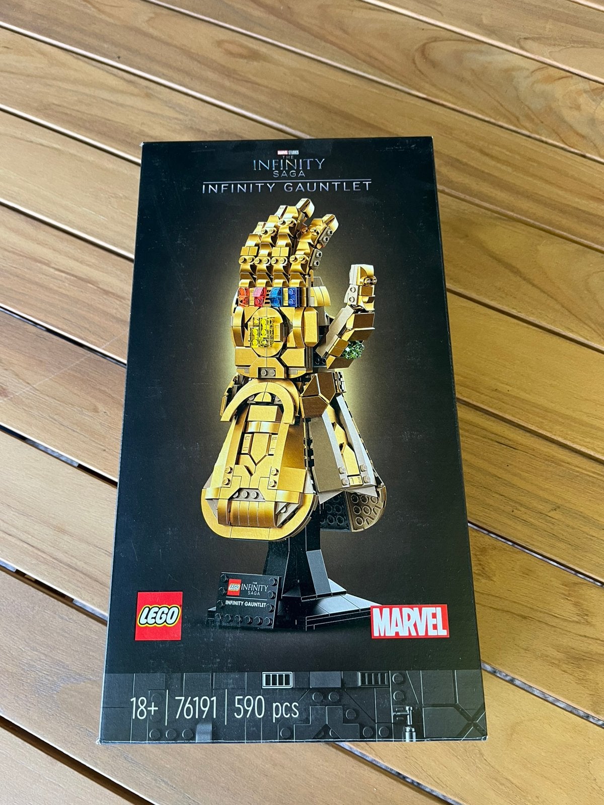 Te koop; LEGO infinity gauntlet, Ophalen, Zo goed als nieuw