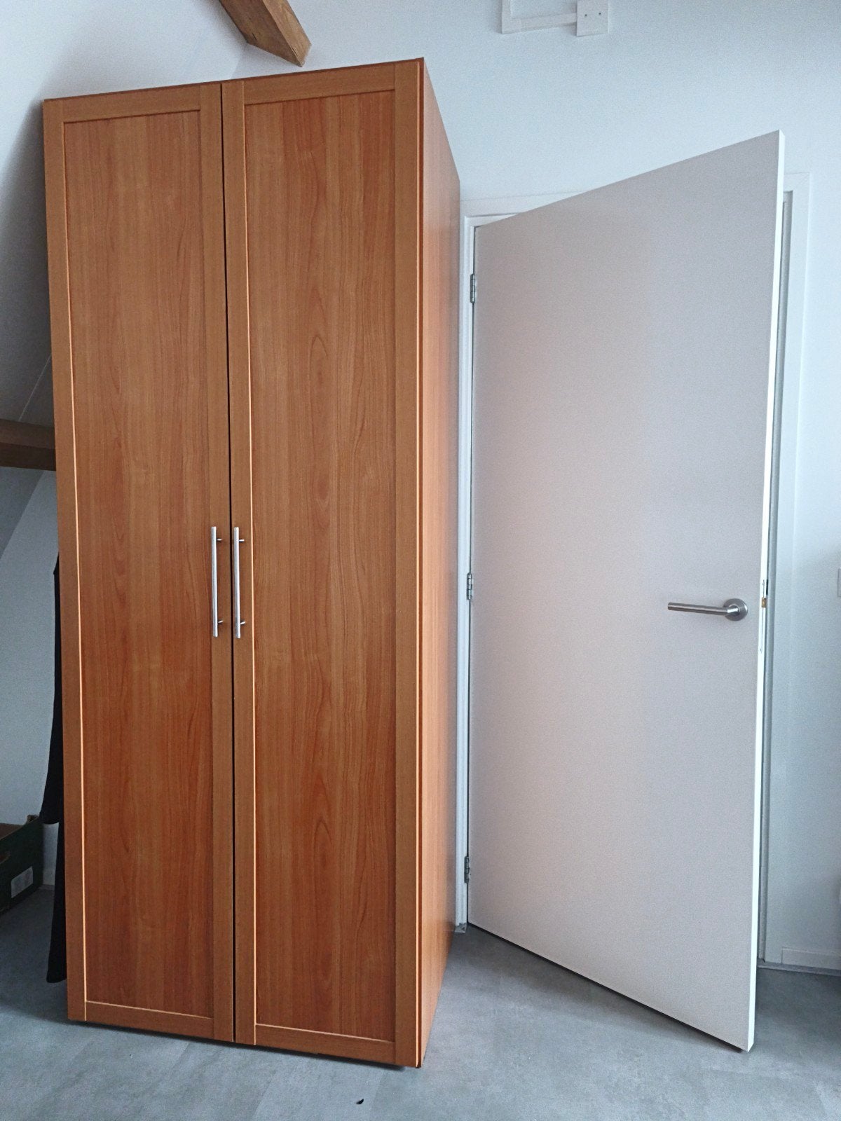 Kast met hoekkast, breed 90, hoog 223, diep 60 cm, Huis en Inrichting, Kasten | Kledingkasten, Ophalen, Met deur(en), Gebruikt