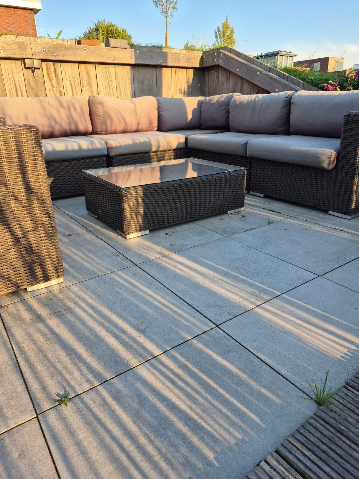 prachtige ruime loungeset, Ophalen, Gebruikt, Loungeset, Wicker