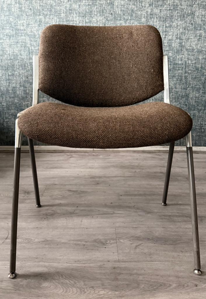 Vintage Castelli DSC 106 chair – Giancarlo Piretti, Brown, Ophalen, -, Zo goed als nieuw, Vintage Castelli Italian Design