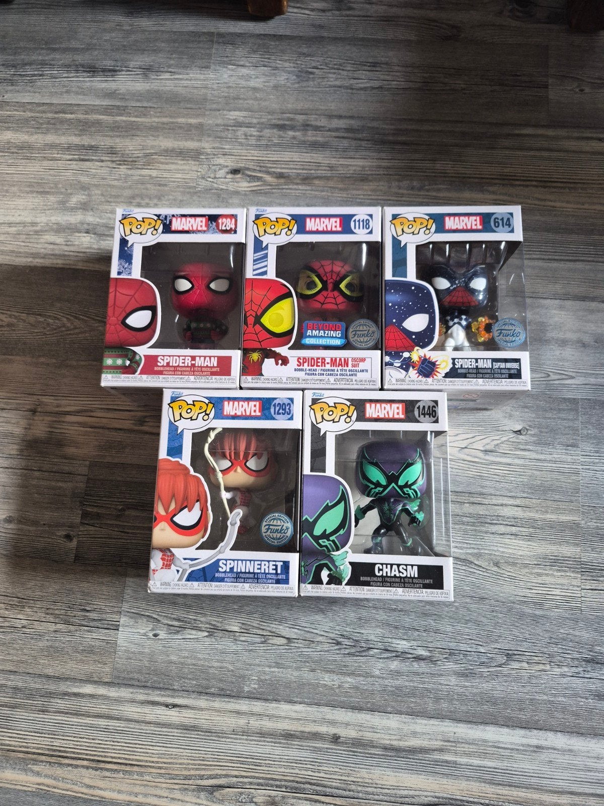 Marvel Spider-man funko pops, Verzamelen, Poppetjes en Figuurtjes, Ophalen of Verzenden, Zo goed als nieuw