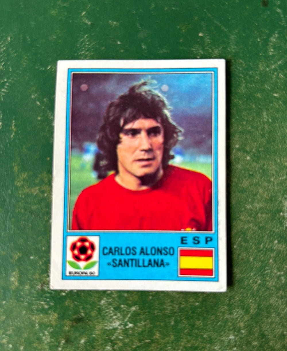 Panini plaatje Santillana Spanje Euro 80, Ophalen of Verzenden